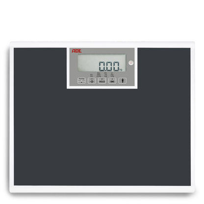 ADE medical personnel scale M320600 professional scale up to 250 kg, extra wide weighing surface, MPG approved, non-calibrated - BMI, hold function, rotatable display