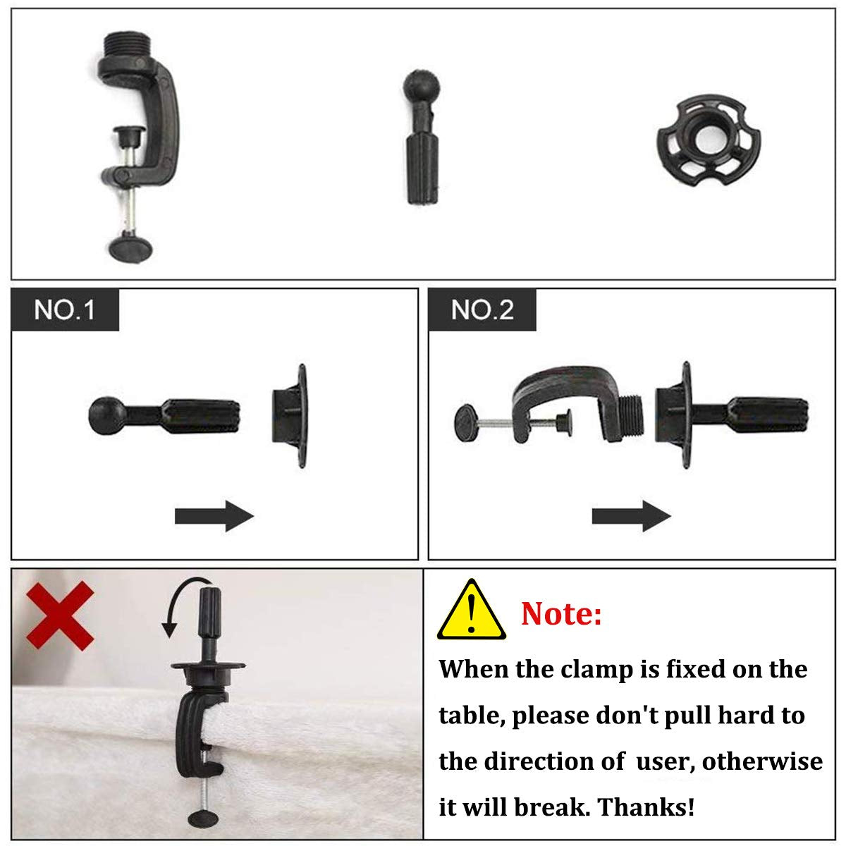 TopDirect 75cm/29.5 inch Training Heads for Hairdressers Practice Head Salon Mannequin Head 100% Synthetic Hair with Table Clamp + Hair Styling Braid Set