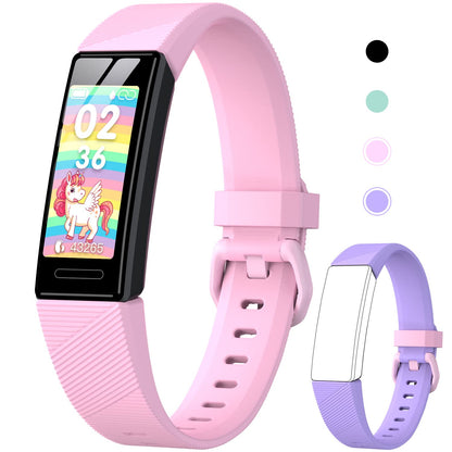 DIGEEHOT Fitness Tracker Kids, Fitness Bracelet with Heart Rate Monitor Fitness Watch Kids Activity Tracker Pedometer Smartwatch Sports Watch for Boys Girls