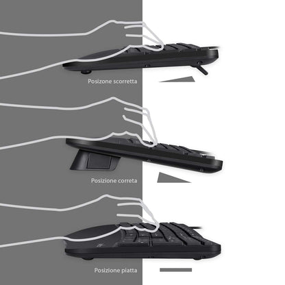 Perixx Periduo, set, ergonomic keyboard with vertical mouse.