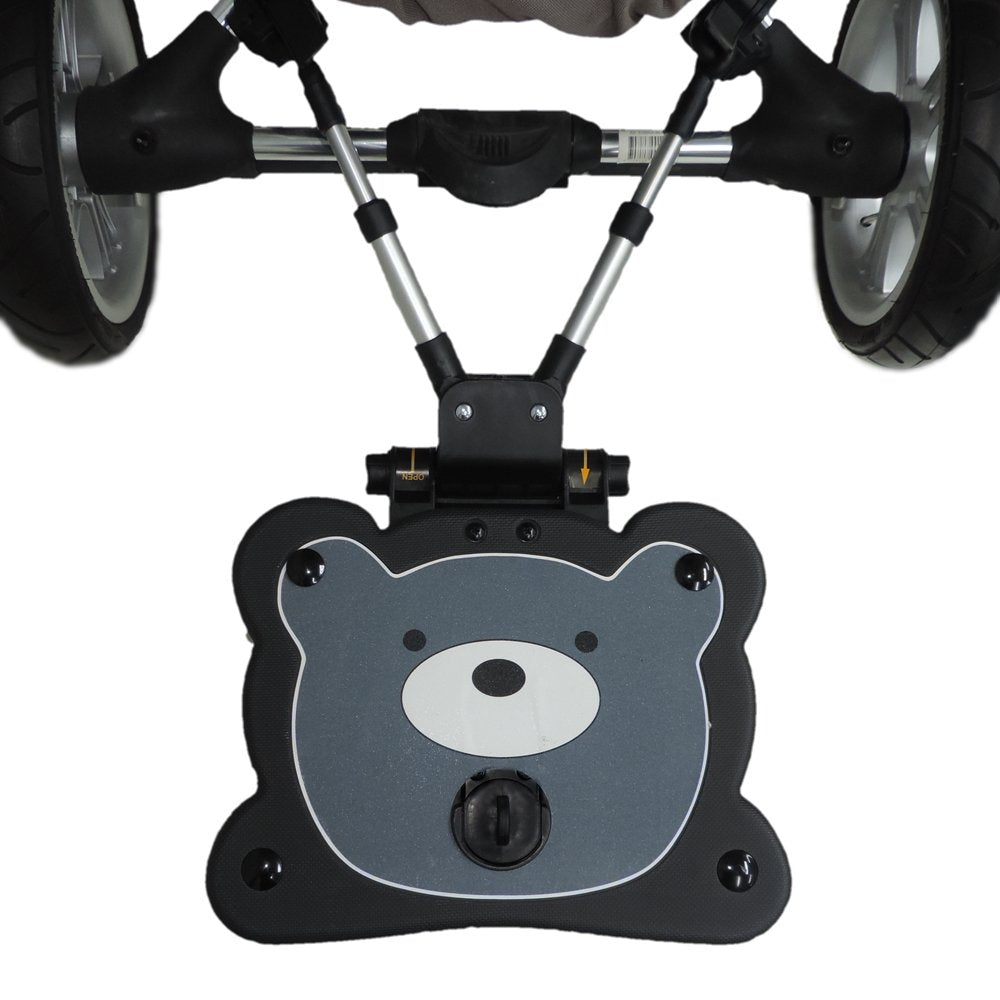EICHHORN stroller sibling board Cozy B Rider + seat with steering wheel