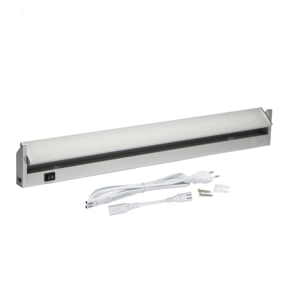 Octaplex lighting LED under cabinet light kitchen aluminum 10W 230V neutral white 4000K 60cm swiveling under cabinet lighting Rota 800lm LED light strip with switch
