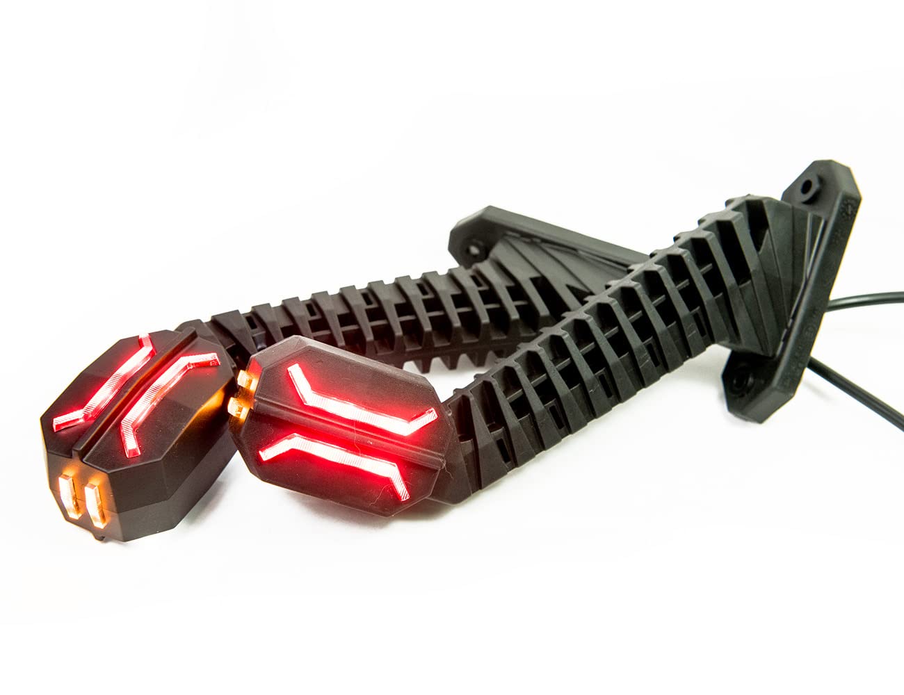 2 x LED Rubber Side Marker Light 12V 24V with E-Mark Position Light for Car Truck Trailer RV Lamp White Red Orange