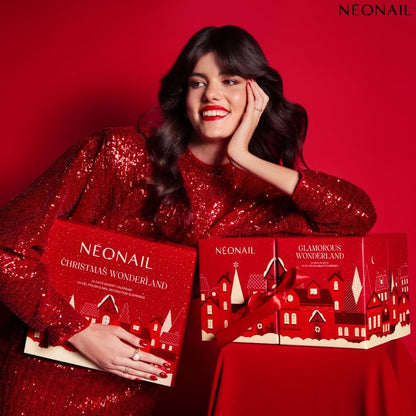 NEONAIL Advent Calendar 2024 Women - 24-piece Gift Set Women - Advent Calendar Girls - Beauty Christmas Calendar - Beauty Advent Calendar Cosmetics - UV Nail Polish - Christmas Wonderland