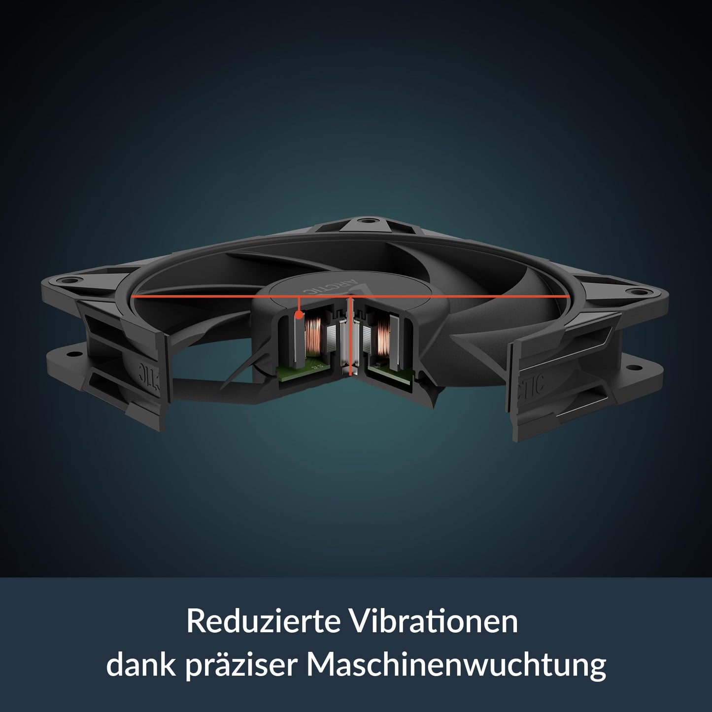 ARCTIC P12 Pro PST (5 pack) - High-performance premium PC fan, 120mm PWM case fan with Y-cable splitter, chassis fan, 600-3000 RPM, 0 RPM <5% PWM, hydrodynamic bearing, 4-pin - Black