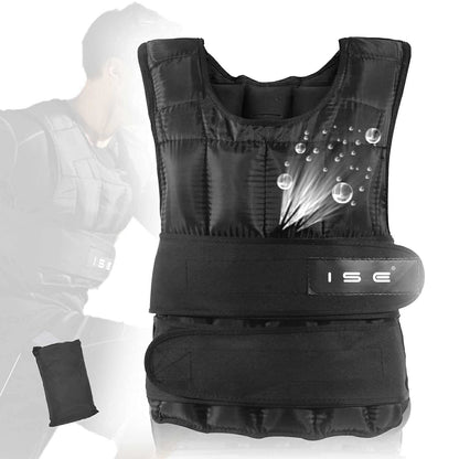 ISE 25kg weighted vest warning vests for weight training strength training exercise