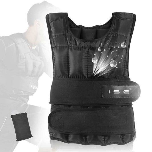ISE 25kg weighted vest warning vests for weight training strength training exercise