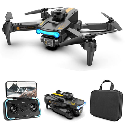 Goolsky LSRC XT2 Drone, Drone with 4k Camera Daul WIFI Optical Flow Positioning, 2.4GHz Obstacle Detection Quadcopter Drone for Beginners Black