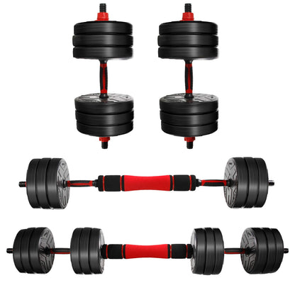 CCLIFE Dumbbell Set 2pcs Adjustable Dumbbells barbell 30kg professional dumbbell set with connecting steel tube weights