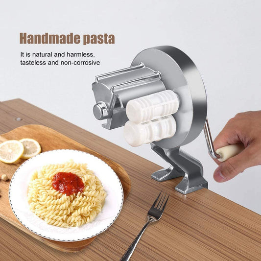 Pasta maker machine aluminum alloy manually operated noodle press machine kitchen food handmade equipment.