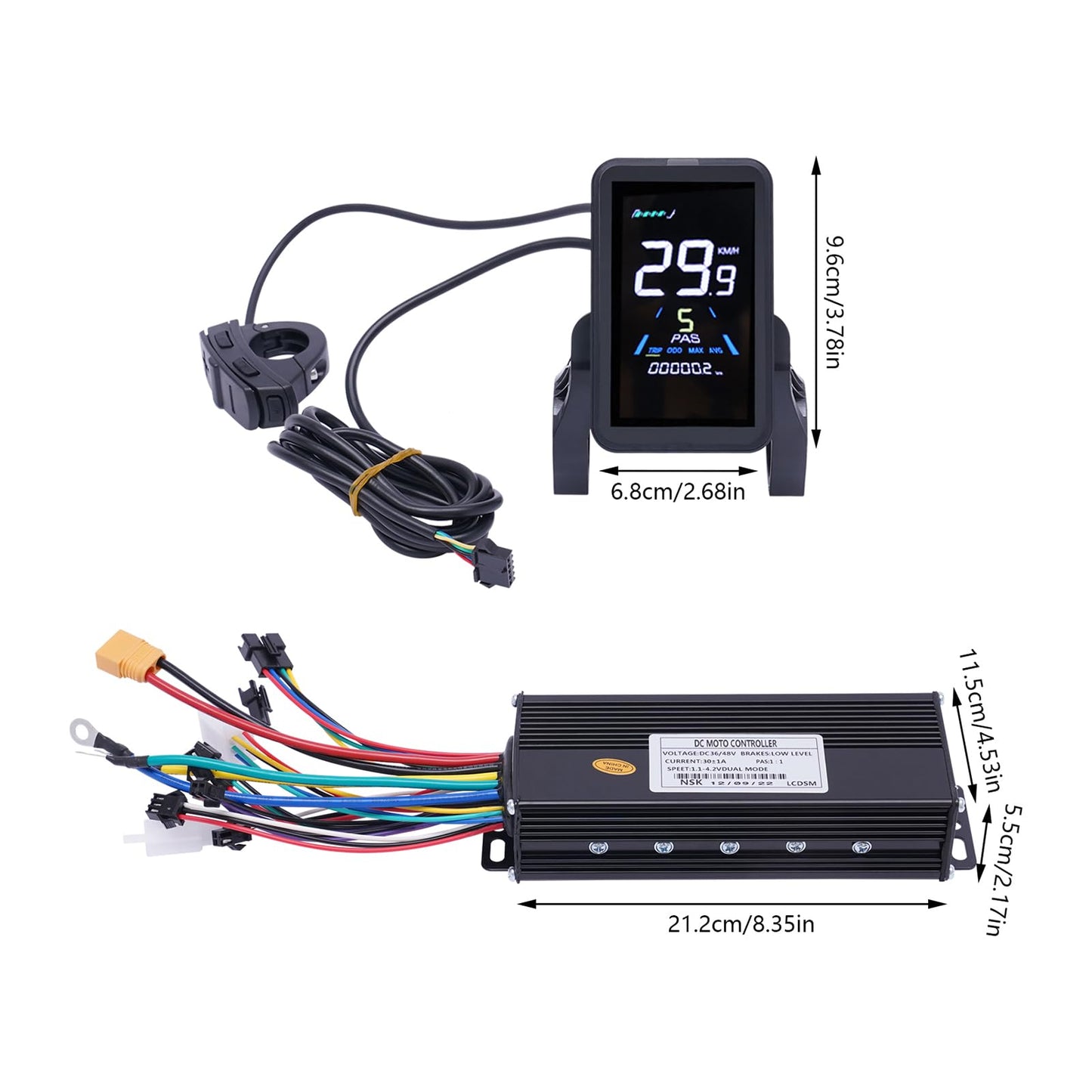 SABUIDDS 28" & 29" E-Bike Conversion Kit 1000 Watt Bicycle Motor Kit Electric Rear Wheel Brushless Hub Motor Kits Electric Bike Conversion Kit with LCD Display (for HL Plus 48V 13Ah Battery)