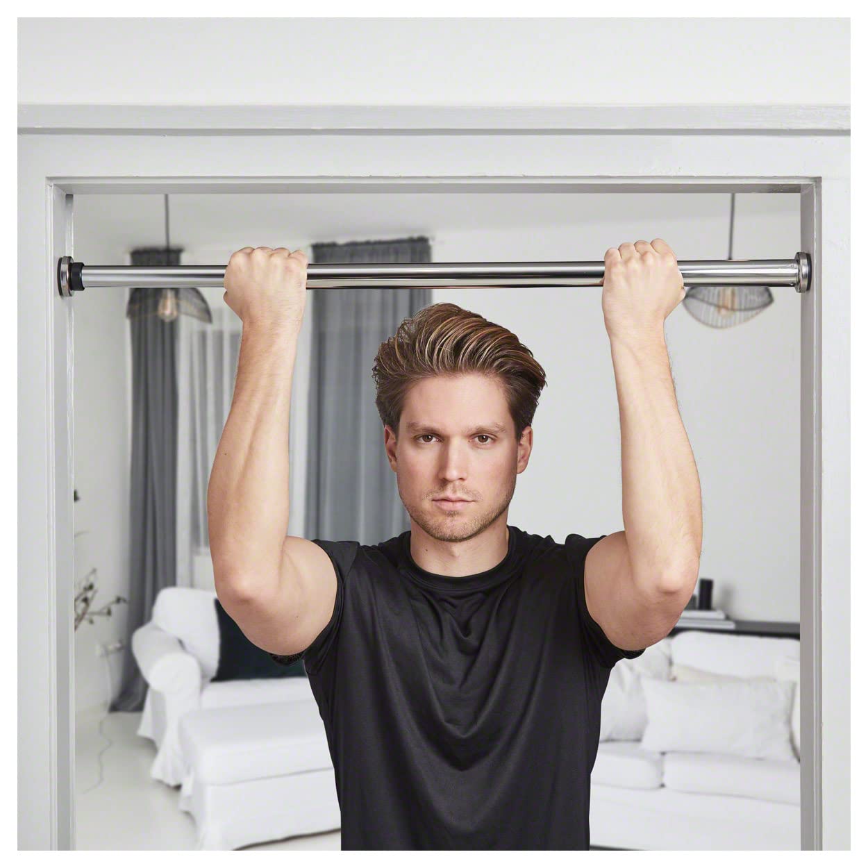 Sport-Tec Pull-Up Bar Chin-Up Bar Abdominal Trainer Door Bar Gym Bar