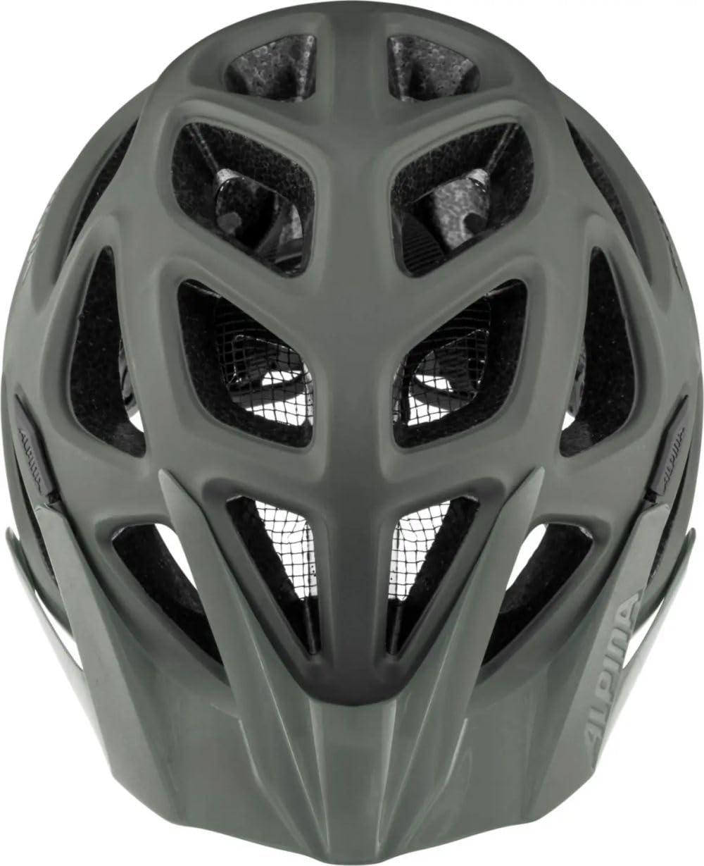 ALPINA Mythos 3.0 LE - Lightweight and well-ventilated adult bike helmet, individually adjustable for optimal comfort and protection, Coffee-Grey matte, M (57-62cm)