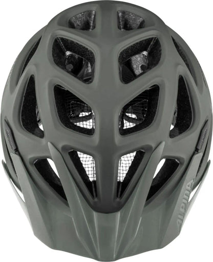 ALPINA Mythos 3.0 LE - Lightweight and well-ventilated adult bike helmet, individually adjustable for optimal comfort and protection, Coffee-Grey matte, M (57-62cm)