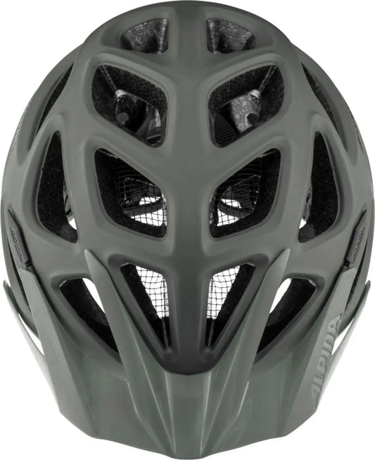 ALPINA Mythos 3.0 LE - Lightweight and well-ventilated adult bike helmet, individually adjustable for optimal comfort and protection, Coffee-Grey matte, M (57-62cm)