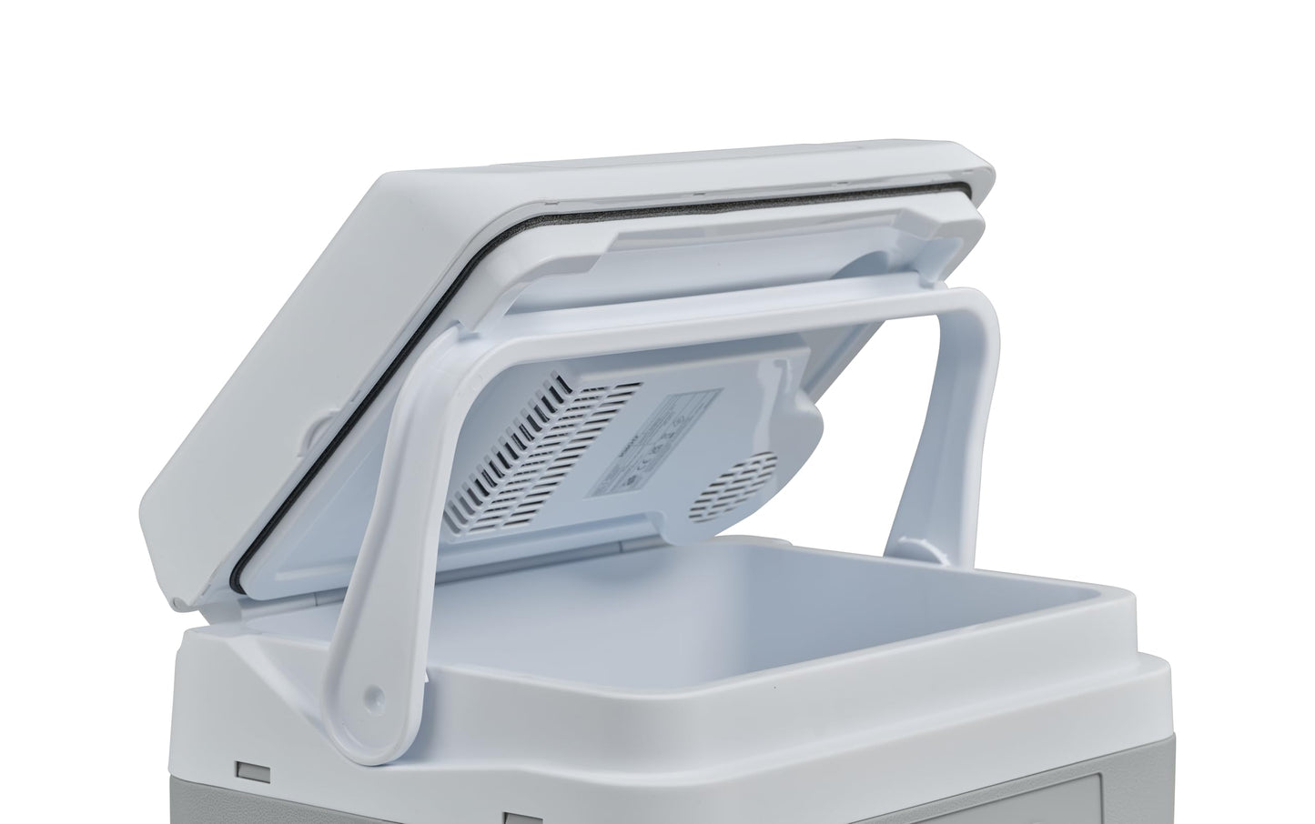 IGLOO IE24 DC electric cooler, 24 liters, mini fridge 12V for car, boat, and leisure, gray