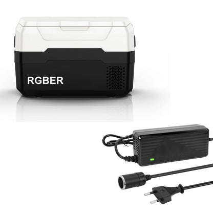 Cigarette lighter socket adapter, voltage converter 230V to 12V, 230V to 12V, adapter for cooler box. Car power adapter. 10A with cooling system.