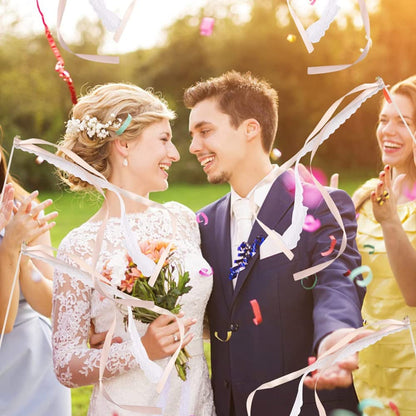 50 wedding wands magic wands wedding streamers with bells, trellis wedding for weddings, birthdays, holiday parties used
