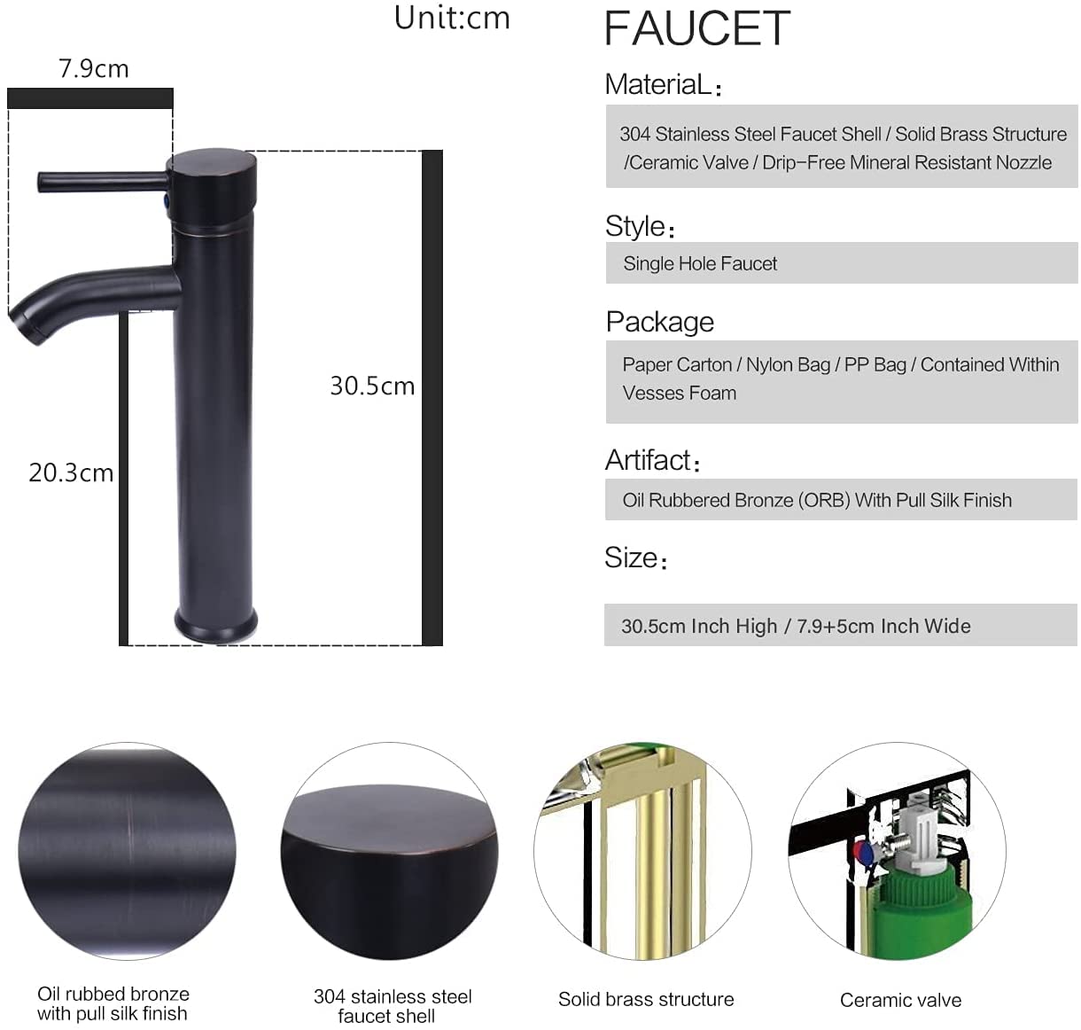 ARTETHYS glass countertop sink with faucet drain, oval washbasin washbasin set in blue, black, for bathroom, kitchen, guest WC.