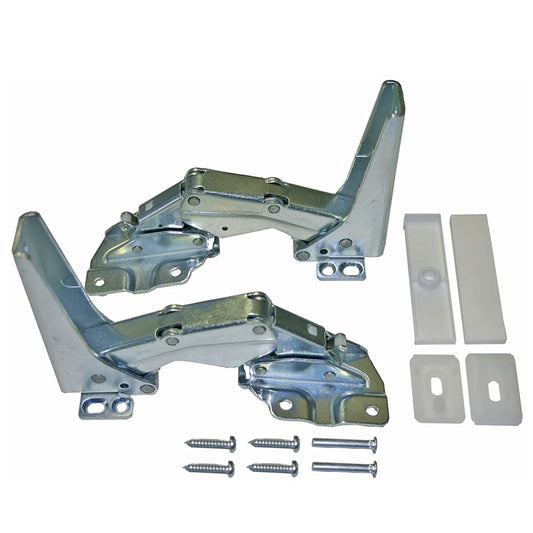 2x hinge door hinge top + bottom refrigerator suitable for Whirlpool Bauknecht Ignis Philips 481231018626 ATAG 70701573 Gorenje 331776 Küppersbusch 431370 Poggenpohl