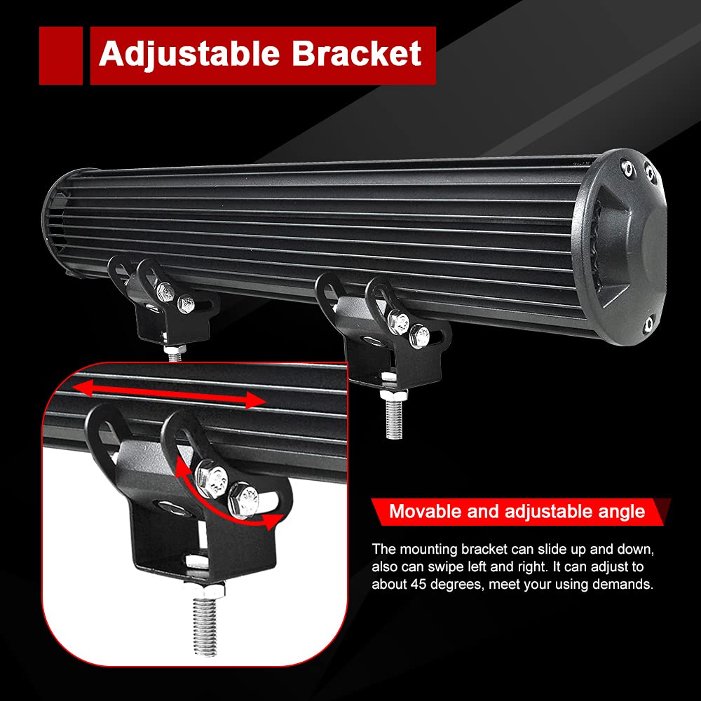 Willpower LED Headlight Offroad 12inch 72W LED Work Light 12V Spotlight Floodlight Combo Waterproof IP67 Additional Light Tractor Truck Auto SUV UTV ATV Reflector Reverse Light