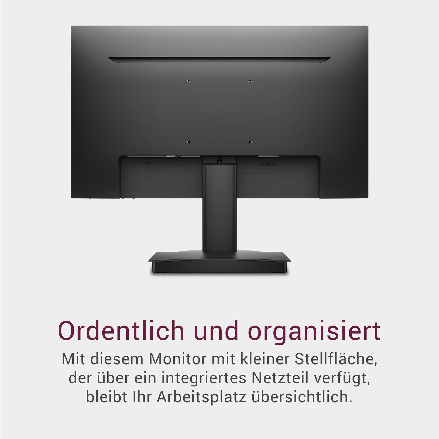 Dell 22 Monitor - SE2225HM, Full HD (1920x1080), 100Hz, VA, 5ms, VESA (100x100mm), HDMI, VGA, 3 year warranty, Black
