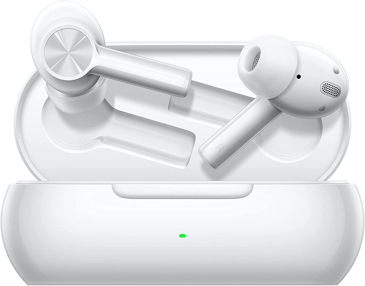 OnePlus Buds Z2 - Wireless headphones with noise cancellation, up to 38 hours of battery life, and Dolby Atmos support - Pearl White