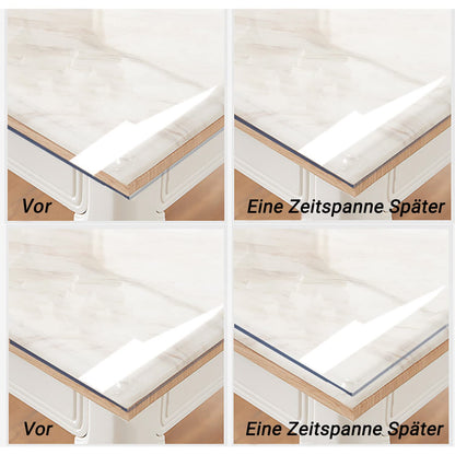 Table cover transparent 2mm thick clear PVC tablecloth clear PVC protective film table protection washable waterproof clear tablecloth, 200 x 100 cm.