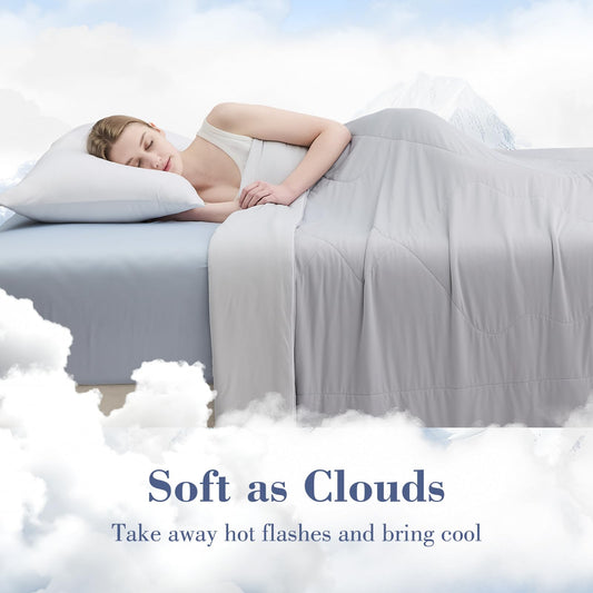 EMME summer blanket Cooling blanket 135 x 210 cm Grey