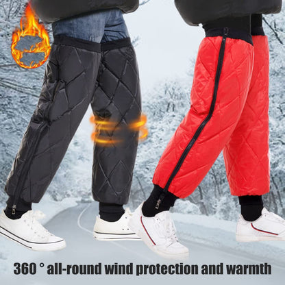 Bozaap Windproof Leg Gaiters, Motorcycle Warm Knee Protectors Cover Winter Warm Leggings Covers Motorcycle Bike Winter Ski