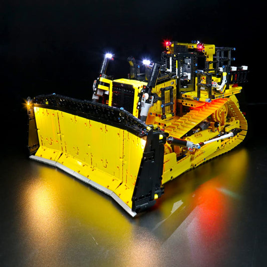 LocoLee LED Light Set compatible with LEGO Cat D11 Bulldozers, Decoration LED Lighting Set Compatible with LEGO 42131 Technic Cat D11 Bulldozer Light Kit, No model (Standard Version)