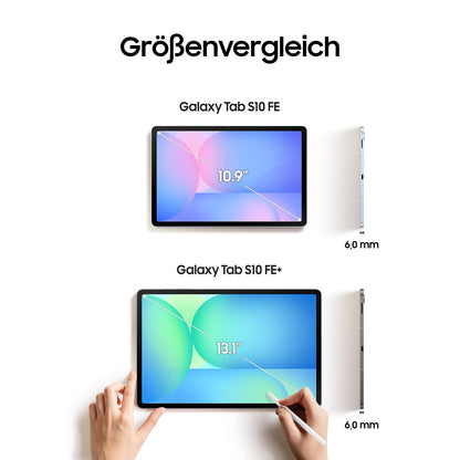 Samsung Galaxy S10 FE AI-Tablet, Android tablet, 256GB storage, 12GB RAM, 10.9" display, includes S Pen, Wi-Fi, long battery life, gray, 36-month manufacturer warranty [Amazon exclusive].
