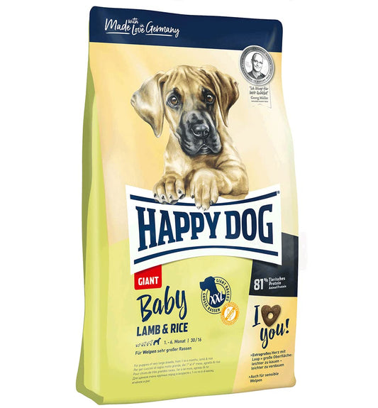 Happy Dog 60594 - Supreme Baby Giant Lamb & Rice - Puppy complete food for large breeds - 15 kg content