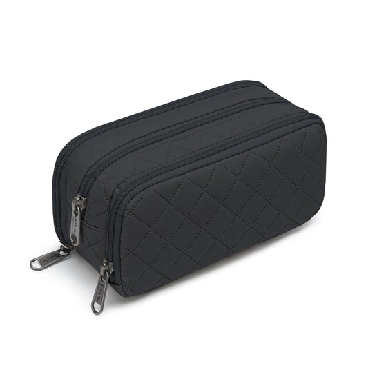 Della Gao Pencil Case Girl Pencil Case Large aesthetic pencil case for men and women (Wj001-3 BKRH)
