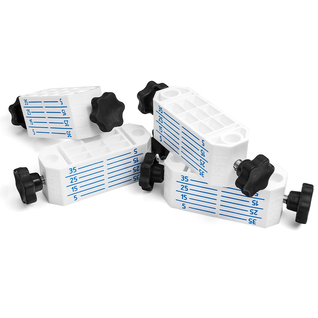 4 x leveling system for suspended ceilings, quick assembly tool, ceiling leveling holder profile CD60 ES plasterboard Regips, drywall ceiling hangers, direct hangers, laser target panel