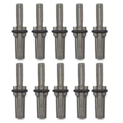 10-piece hand wedge splitter, 16mm 5/8 inch splitting wedge stone for concrete, rock, granite, marble, limestone, sandstone, slate; Industrial quality