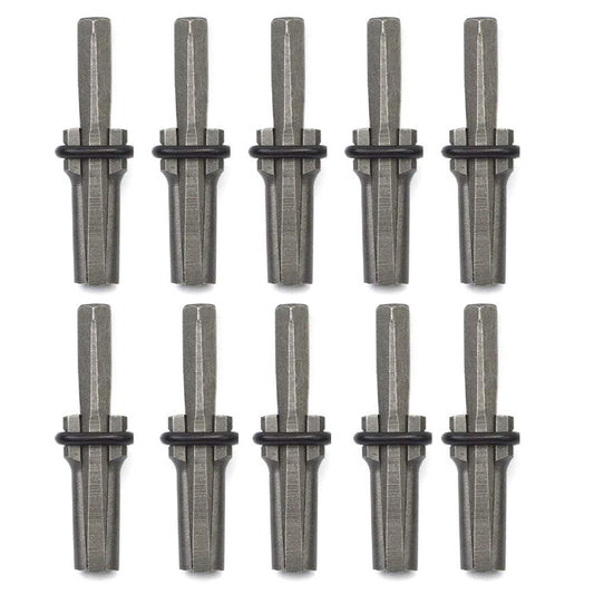 10-piece hand wedge splitter, 16mm 5/8 inch splitting wedge stone for concrete, rock, granite, marble, limestone, sandstone, slate; Industrial quality