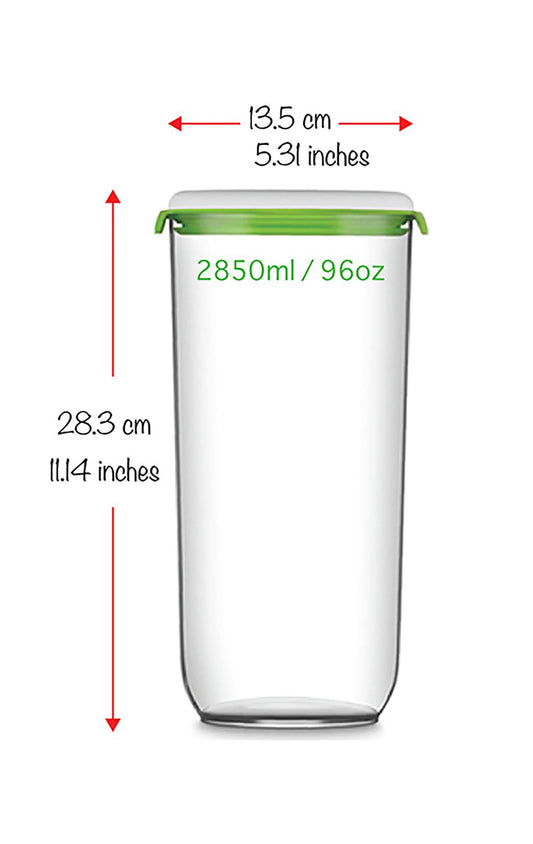 FOSA MADRID Container XL 2,850ML - MC12850 - Smart vacuum food storage - Round vacuum storage container 2,850ML
