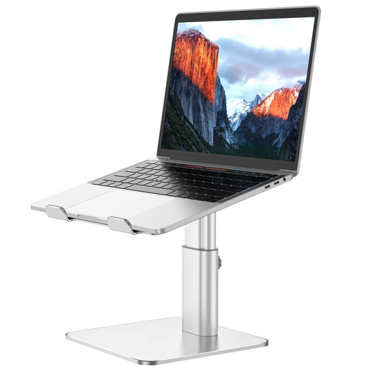 BESIGN LSX6N Laptop Stand, Adjustable Ergonomic Notebook Stand, Laptop Stand Compatible with 10-15.6" Laptops, Silver