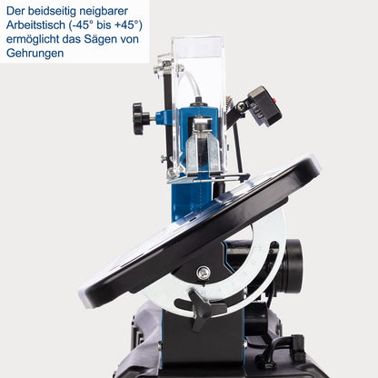 Scheppach scroll saw DECO MAX + 64pcs. tool set | 90W power | Cutting height/depth: 50/405 mm | Stroke rate 550 - 1500 SPM | includes flexible shaft