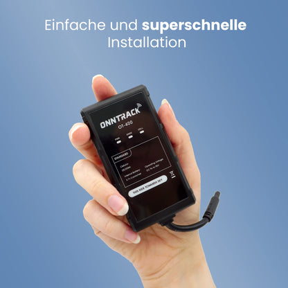 Onntrack 400 GPS tracker | Built-in tracker | Lifetime free tracking! | Car tracker | GPS transmitter | Works without SIM card