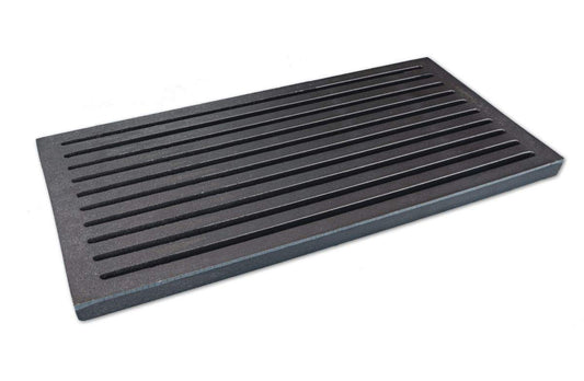 GRILLROSTPROFI Ash grate - fire grate - coal grate - chimney grate in premium quality, cast iron, 20 x 40 cm