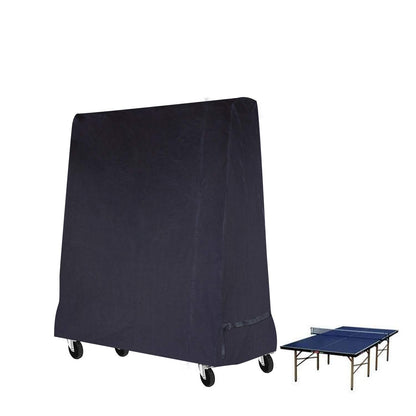 Gurkkst Premium Table Tennis Cover, full size, Ping Pong table, waterproof cover, for indoor and outdoor use, black (185 x 70 x 165 cm)