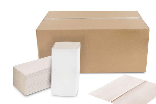 Multi-fold paper towels Premium | 5,000 sheets | Recycled 1-ply 25 x 23 cm | ZZ/V-Fold paper towels suitable for towel dispensers | Ideal for restaurants, hospitals, practices, and more.