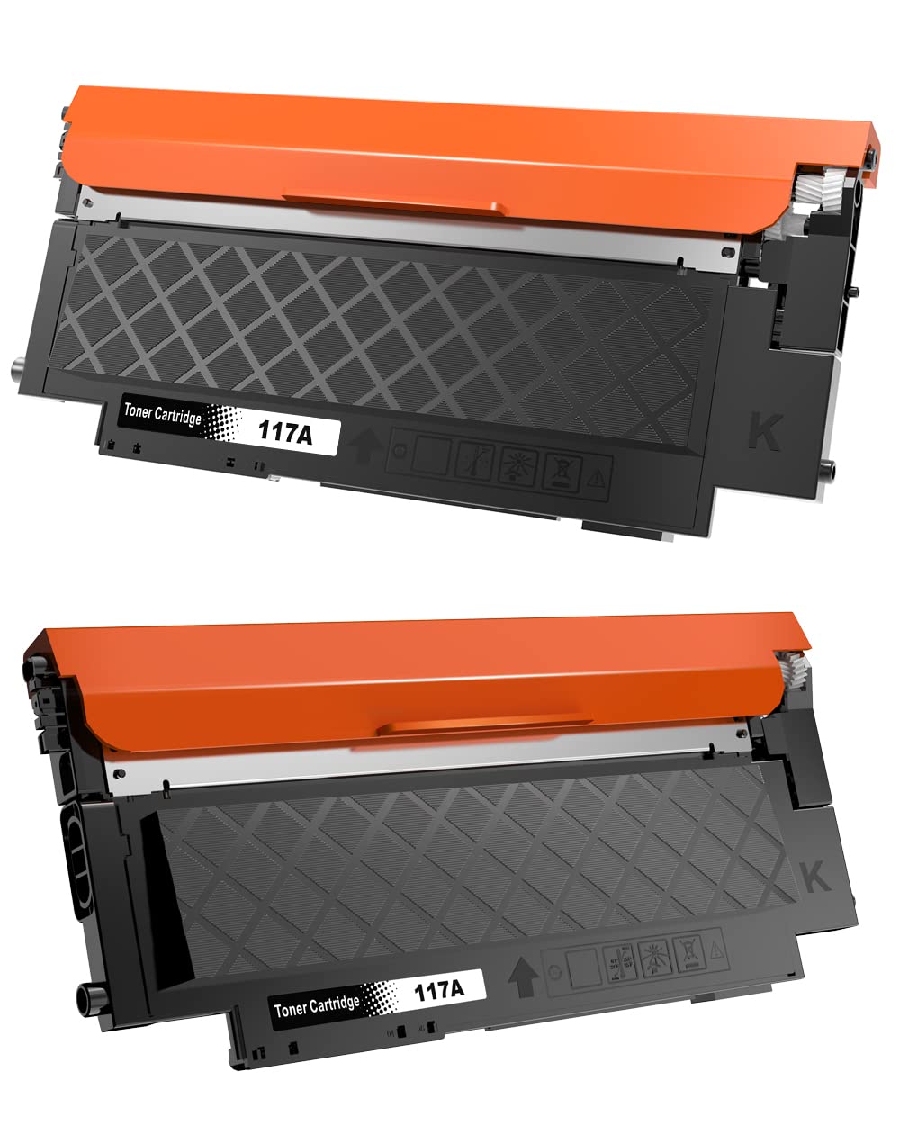 INK4U 117A toner cartridge as a replacement for HP 117A Color Laser MFP 179fwg 178nwg 150nw 179fnw 178nw 150a W2070A W2071A W2072A W2073A printer toner - black.
