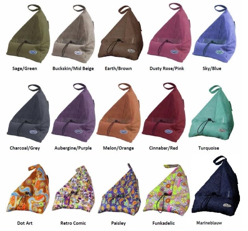 Book Seat 9346017000031 Reading sack/book support/book pillow/tablet holder/travel pillow with pocket, pink