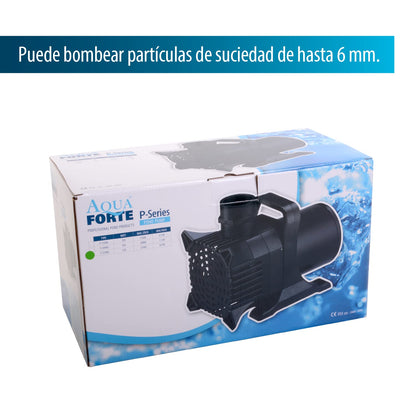 AquaForte P-20,000 Pond Pump, 420 Watts, Maximum Flow Rate 20 m3/hour, maximum Head Height 7.5 meters, Extra strong head height, pumps up to 6 mm large dirt particles.
