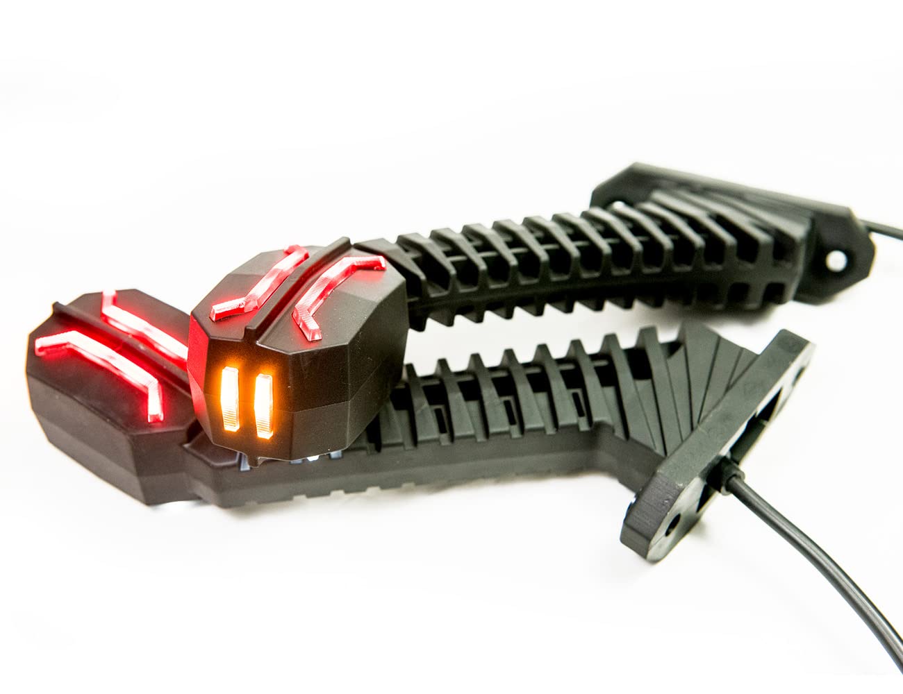 2 x LED Rubber Side Marker Light 12V 24V with E-Mark Position Light for Car Truck Trailer RV Lamp White Red Orange