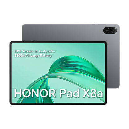 HONOR Pad X8a - Tablet, WiFi, 11 inch, 4GB + 128GB, 90 Hz FullView display, 8300mAh battery, 4 speakers, metal body, Android 14, Space Grey.