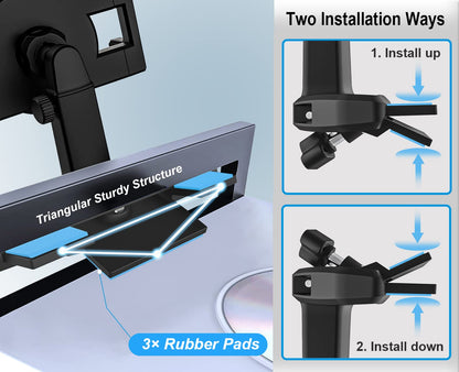 Oilcan car CD slot tablet holder, CD player tablet car mount with upgraded telescopic arm, CD slot holder for iPad Pro Air Mini, Galaxy Tab, Kindle, iPhone 4-12.9" smartphones & tablets.